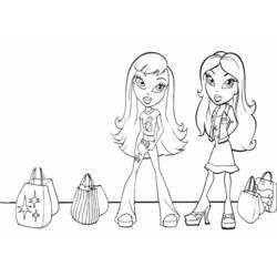 Dessin à colorier: Bratz (Dessins Animés) #32461 - Coloriages à Imprimer Gratuits