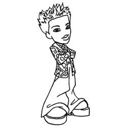 Dessin à colorier: Bratz (Dessins Animés) #32469 - Coloriages à Imprimer Gratuits