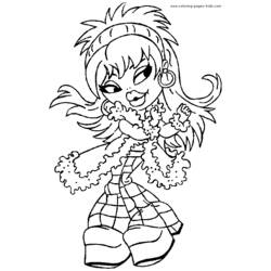 Dessin à colorier: Bratz (Dessins Animés) #32476 - Coloriages à Imprimer Gratuits