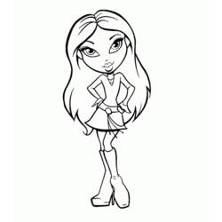 Dessin à colorier: Bratz (Dessins Animés) #32477 - Coloriages à Imprimer Gratuits