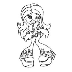 Dessin à colorier: Bratz (Dessins Animés) #32480 - Coloriages à Imprimer Gratuits