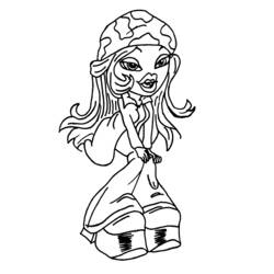 Dessin à colorier: Bratz (Dessins Animés) #32487 - Coloriages à Imprimer Gratuits