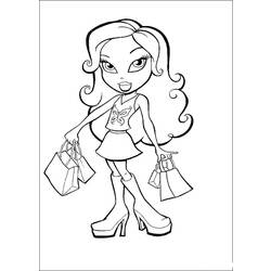 Dessin à colorier: Bratz (Dessins Animés) #32489 - Coloriages à Imprimer Gratuits