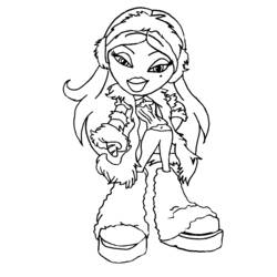 Dessin à colorier: Bratz (Dessins Animés) #32495 - Coloriages à Imprimer Gratuits