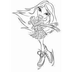 Dessin à colorier: Bratz (Dessins Animés) #32496 - Coloriages à Imprimer Gratuits