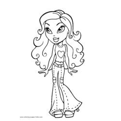 Dessin à colorier: Bratz (Dessins Animés) #32498 - Coloriages à Imprimer Gratuits