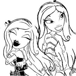 Dessin à colorier: Bratz (Dessins Animés) #32506 - Coloriages à Imprimer Gratuits