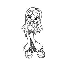 Dessin à colorier: Bratz (Dessins Animés) #32512 - Coloriages à Imprimer Gratuits