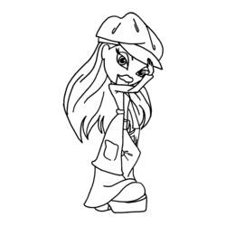 Dessin à colorier: Bratz (Dessins Animés) #32515 - Coloriages à Imprimer Gratuits