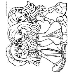 Dessin à colorier: Bratz (Dessins Animés) #32520 - Coloriages à Imprimer Gratuits