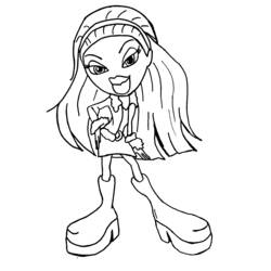 Dessin à colorier: Bratz (Dessins Animés) #32521 - Coloriages à Imprimer Gratuits