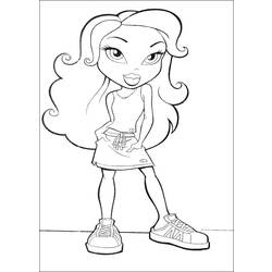 Dessin à colorier: Bratz (Dessins Animés) #32526 - Coloriages à Imprimer Gratuits