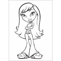 Dessin à colorier: Bratz (Dessins Animés) #32538 - Coloriages à Imprimer Gratuits