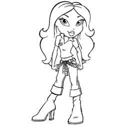 Dessin à colorier: Bratz (Dessins Animés) #32547 - Coloriages à Imprimer Gratuits