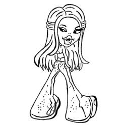 Dessin à colorier: Bratz (Dessins Animés) #32551 - Coloriages à Imprimer Gratuits