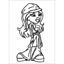 Dessin à colorier: Bratz (Dessins Animés) #32552 - Coloriages à Imprimer Gratuits