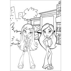 Dessin à colorier: Bratz (Dessins Animés) #32553 - Coloriages à Imprimer Gratuits