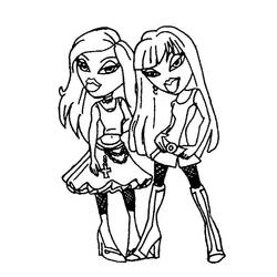 Dessin à colorier: Bratz (Dessins Animés) #32584 - Coloriages à Imprimer Gratuits