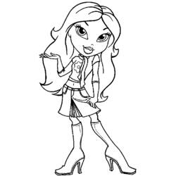 Dessin à colorier: Bratz (Dessins Animés) #32589 - Coloriages à Imprimer Gratuits