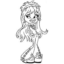 Dessin à colorier: Bratz (Dessins Animés) #32592 - Coloriages à Imprimer Gratuits