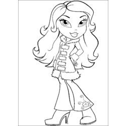 Dessin à colorier: Bratz (Dessins Animés) #32600 - Coloriages à Imprimer Gratuits