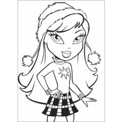 Dessin à colorier: Bratz (Dessins Animés) #32602 - Coloriages à Imprimer Gratuits