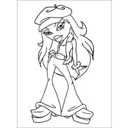 Dessin à colorier: Bratz (Dessins Animés) #32606 - Coloriages à Imprimer Gratuits