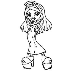 Dessin à colorier: Bratz (Dessins Animés) #32612 - Coloriages à Imprimer Gratuits