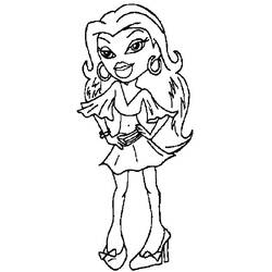 Dessin à colorier: Bratz (Dessins Animés) #32623 - Coloriages à Imprimer Gratuits