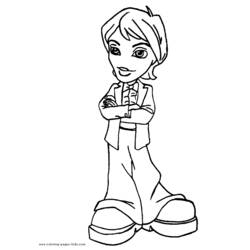 Dessin à colorier: Bratz (Dessins Animés) #32630 - Coloriages à Imprimer Gratuits