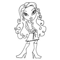 Dessin à colorier: Bratz (Dessins Animés) #32631 - Coloriages à Imprimer Gratuits