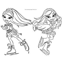 Dessin à colorier: Bratz (Dessins Animés) #32632 - Coloriages à Imprimer Gratuits