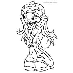 Dessin à colorier: Bratz (Dessins Animés) #32637 - Coloriages à Imprimer Gratuits