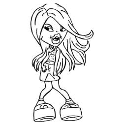 Dessin à colorier: Bratz (Dessins Animés) #32651 - Coloriages à Imprimer Gratuits