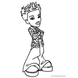 Dessin à colorier: Bratz (Dessins Animés) #32660 - Coloriages à Imprimer Gratuits