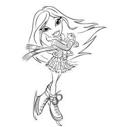 Dessin à colorier: Bratz (Dessins Animés) #32661 - Coloriages à Imprimer Gratuits