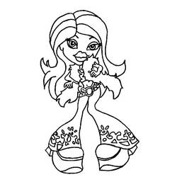 Dessin à colorier: Bratz (Dessins Animés) #32673 - Coloriages à Imprimer Gratuits