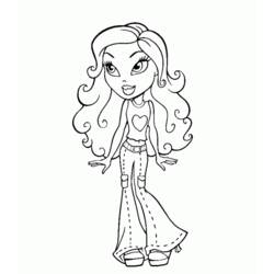 Dessin à colorier: Bratz (Dessins Animés) #32677 - Coloriages à Imprimer Gratuits