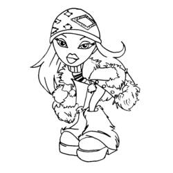 Dessin à colorier: Bratz (Dessins Animés) #32687 - Coloriages à Imprimer Gratuits