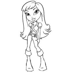 Dessin à colorier: Bratz (Dessins Animés) #32721 - Coloriages à Imprimer Gratuits