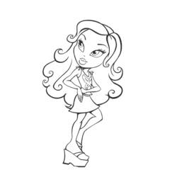 Dessin à colorier: Bratz (Dessins Animés) #32744 - Coloriages à Imprimer Gratuits