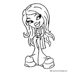 Dessin à colorier: Bratz (Dessins Animés) #32748 - Coloriages à Imprimer Gratuits