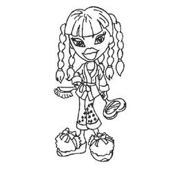 Dessin à colorier: Bratz (Dessins Animés) #32757 - Coloriages à Imprimer Gratuits