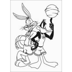 Dessin à colorier: Bugs Bunny (Dessins Animés) #26314 - Coloriages à Imprimer Gratuits