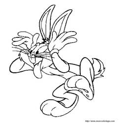Dessin à colorier: Bugs Bunny (Dessins Animés) #26432 - Coloriages à Imprimer Gratuits