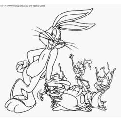 Dessin à colorier: Bugs Bunny (Dessins Animés) #26437 - Coloriages à Imprimer Gratuits