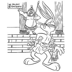 Dessin à colorier: Bugs Bunny (Dessins Animés) #26454 - Coloriages à Imprimer Gratuits