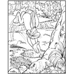 Dessin à colorier: Bugs Bunny (Dessins Animés) #26456 - Coloriages à Imprimer Gratuits