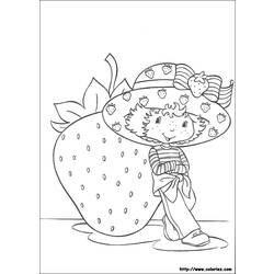 Dessin à colorier: Charlotte aux fraises / Fraisinette (Dessins Animés) #35571 - Coloriages à imprimer
