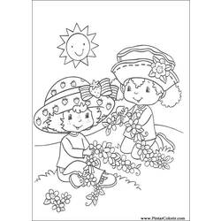 Dessin à colorier: Charlotte aux fraises / Fraisinette (Dessins Animés) #35607 - Coloriages à Imprimer Gratuits